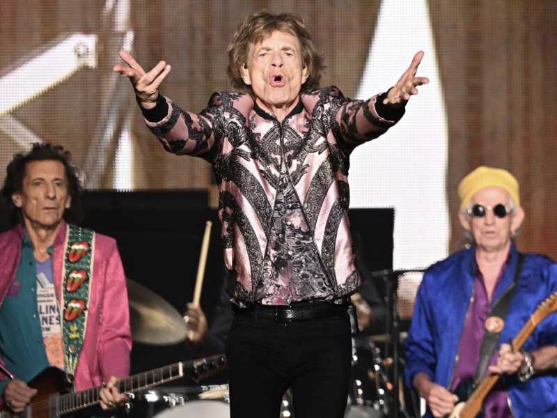 I Rolling Stones in concerto a San Siro lo scorso 21 giugno (foto di Ansa)