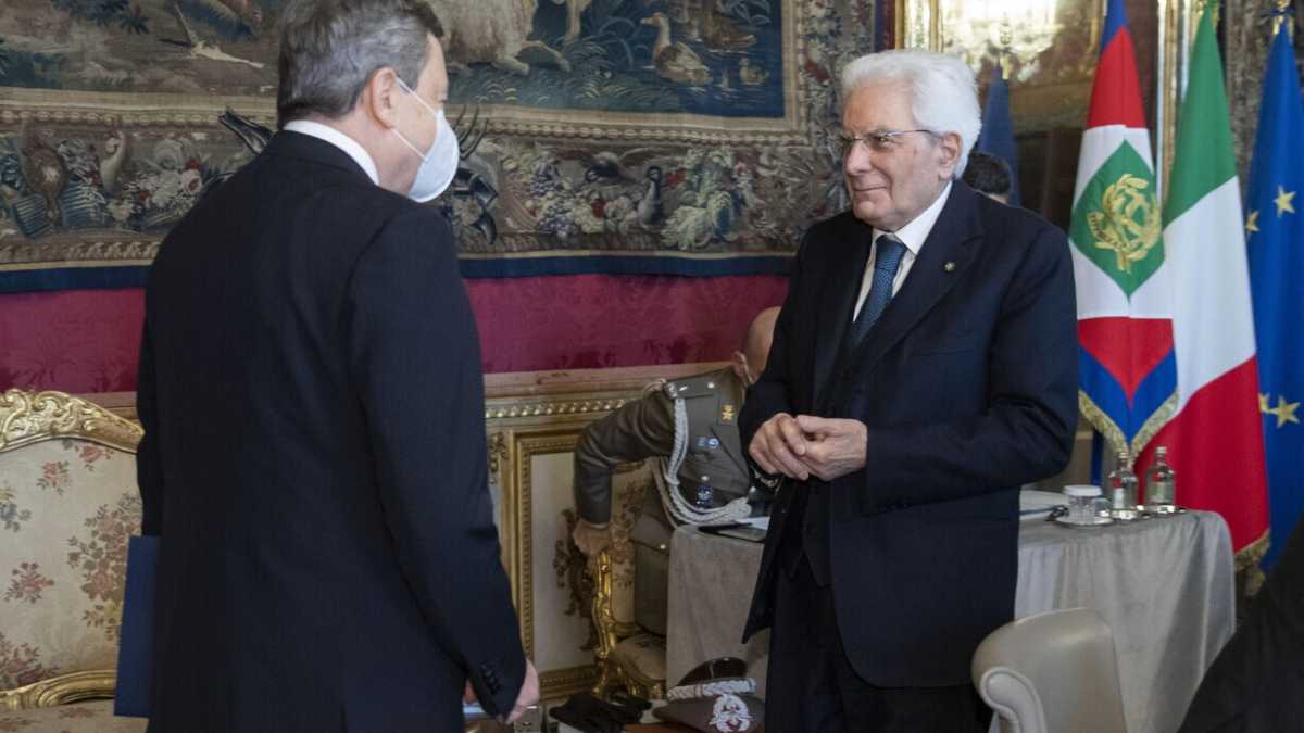 Immagine di Aria di crisi sul governo: Draghi al Colle da Mattarella