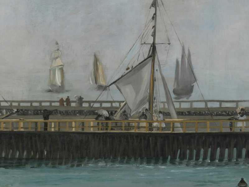 Edouard Manet, "Il molo di Boulogne-sur-Mer" (Wikipedia) <br />