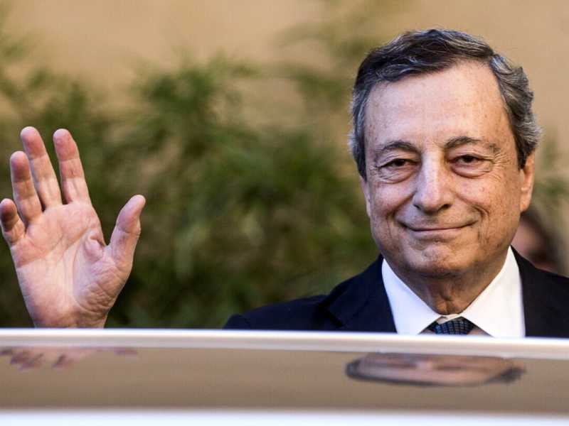  Il premier Mario Draghi (Ansa)