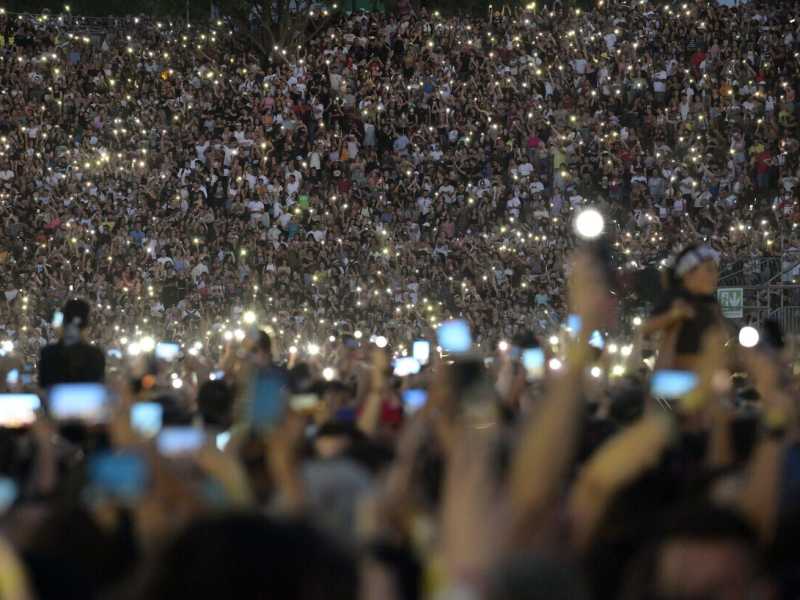 Erano oltre 70 mila i fan dei Maneskin presenti il 9 luglio al Circo Massimo, a Roma (Ansa)