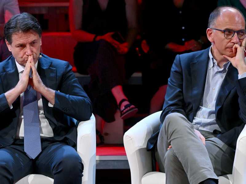 Il Pd: "M5s? Mai più". Forse. Il campo largo traballa, ma Conte: "Sono un progressista"