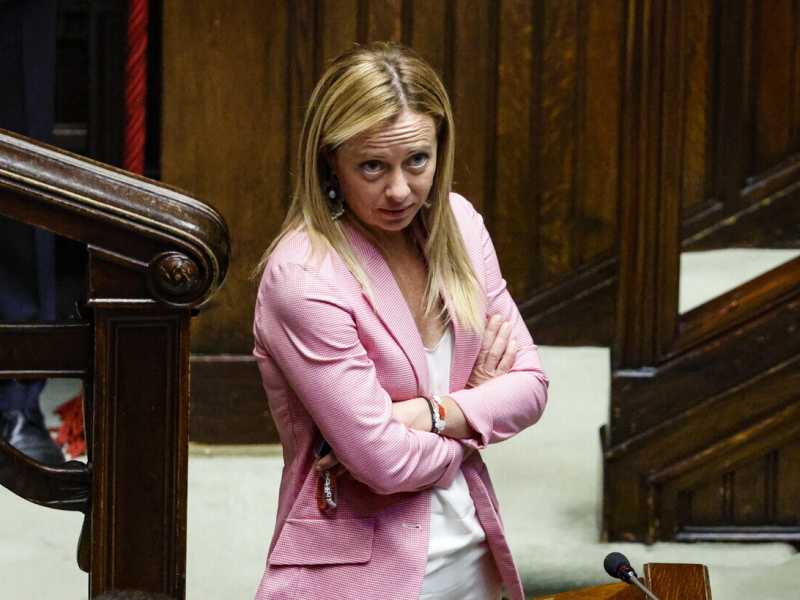 &nbsp;La leader di Fratelli d'Italia, Giorgia Meloni (Ansa)