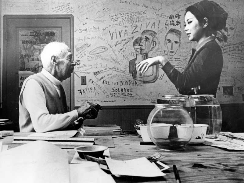  Henry Miller con la moglie Hiroko Tokuda (foto LaPresse)<br />