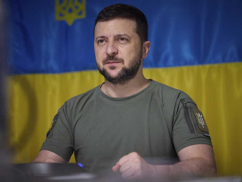 Il presidente ucraino Volodymyr Zelensky (LaPresse)