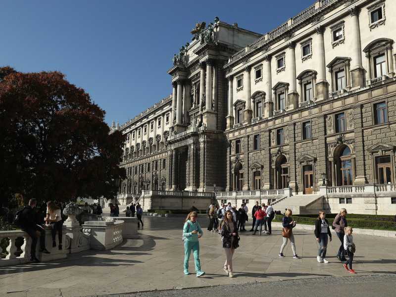 La veduta del palazzo Hofburg a Vienna, Austria (Getty)<br />&nbsp;<br />