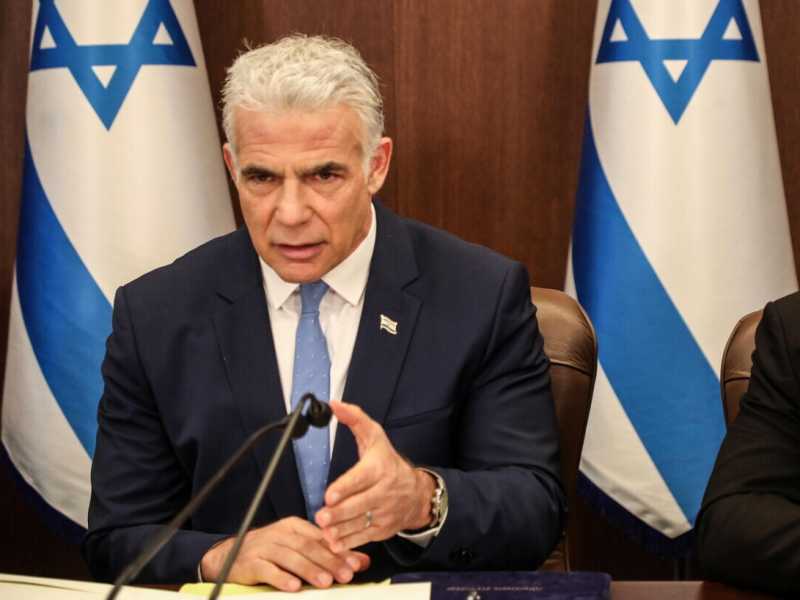 Il premier israeliano Yair Lapid (foto Ansa) <br />