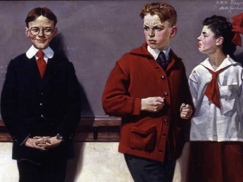 Norman Rockwell, "Cousin Reginald Spells Peloponnesus" (Wikipedia)&nbsp;<br />