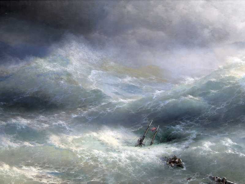 "Onda", 1889, Ivan Konstantinovič Ajvazovskij (Wikipedia)&nbsp;<br />