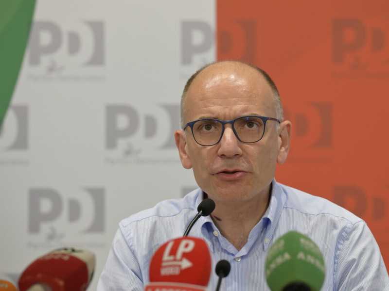 Enrico Letta (Ansa)