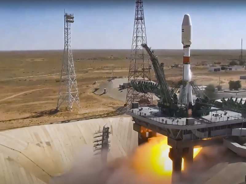  Il satellite iraniano Khayyam lanciato dalla Russia (foto LaPresse)