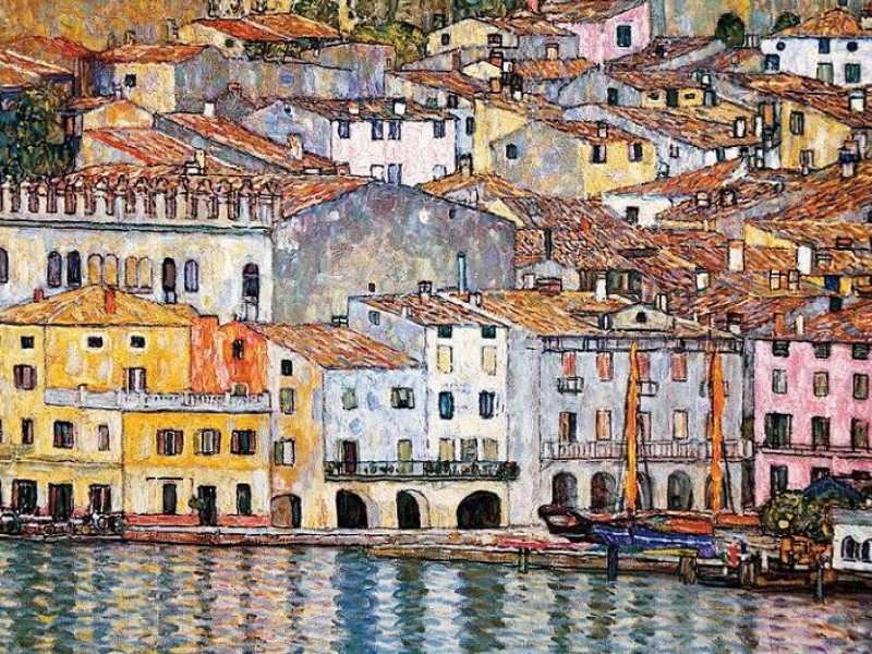 Gustav Klimt, "Malcesine sul lago di Garda", 1913 