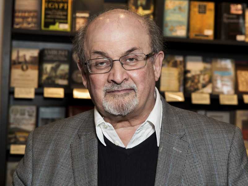 Salman Rushdie, Foto di LaPresse <br />