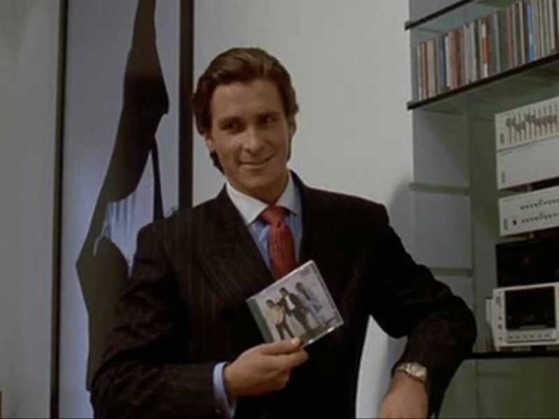 Patrick Bateman (Christian Bale) in una scena di American Psycho, diretto da Mary Harron, ispirato al romanzo di Bret Easton Ellis&nbsp;<br />