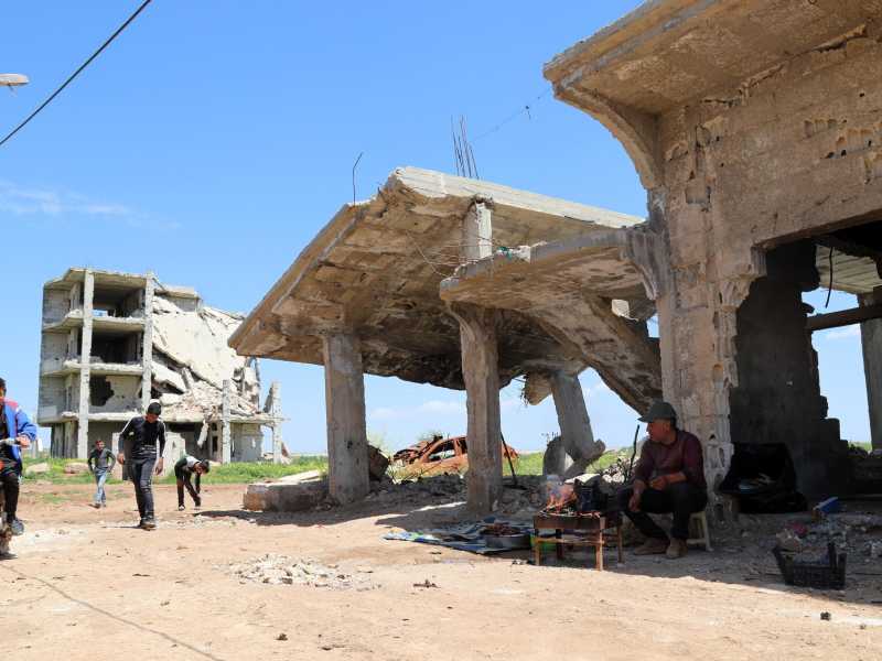 La citt&agrave; di Kobani (foto d'archivio EPA)