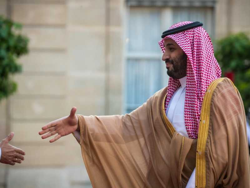 Il principe ereditario saudita bin Salman, foto Ansa <br />