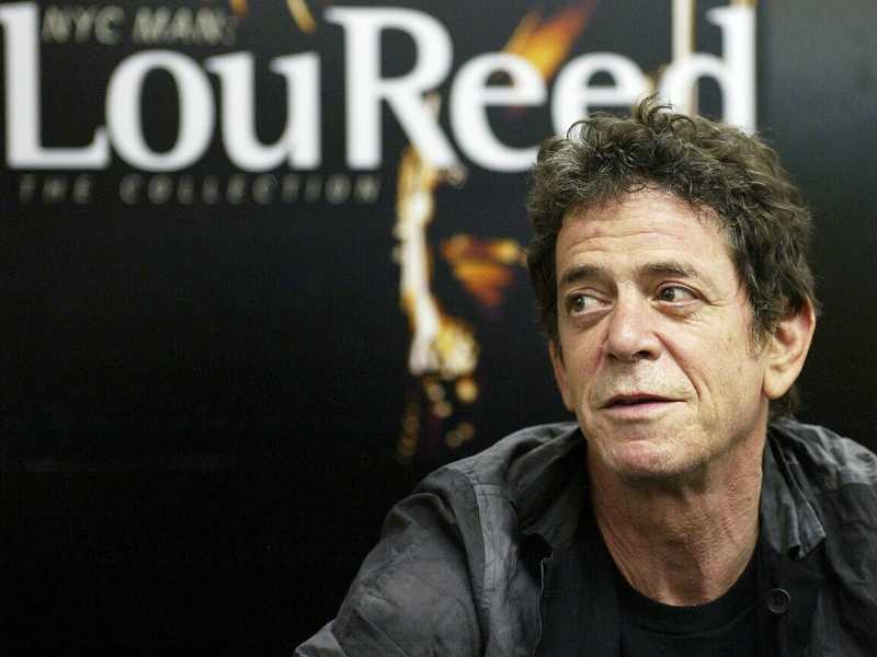 Lou Reed durante la presentazione del suo album "NYC Man" a West Hollywood, California (Getty Images)&nbsp;<br />