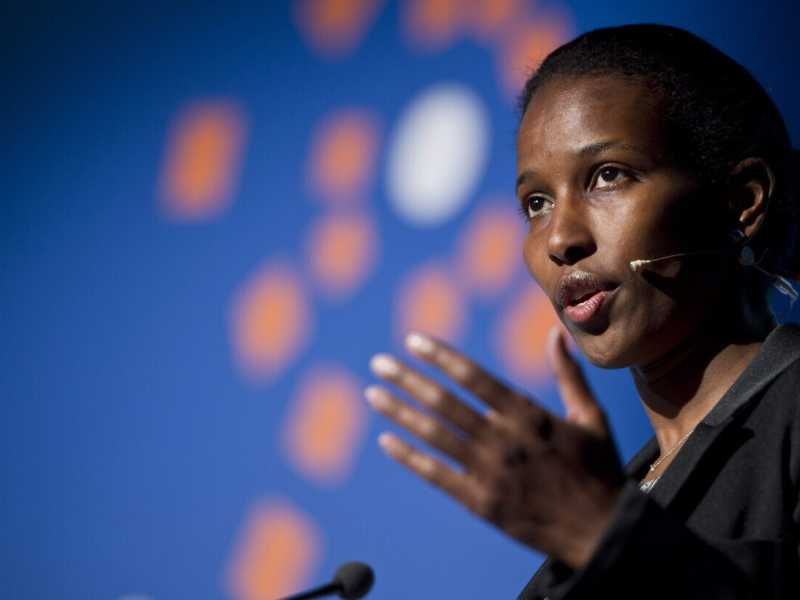 Ayaan Hirsi Ali, Foto di Ansa&nbsp;<br />