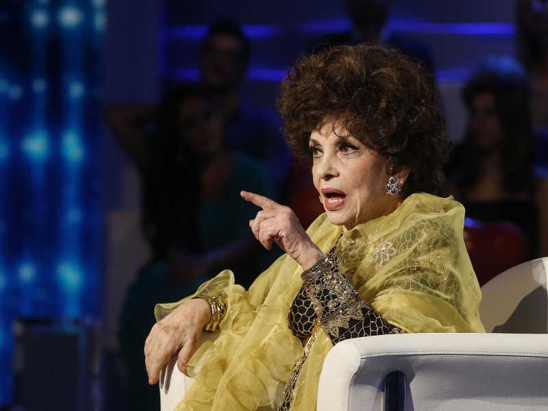 Gina Lollobrigida ospite di Mara Venier a "Domenica in", via Ansa&nbsp;<br />