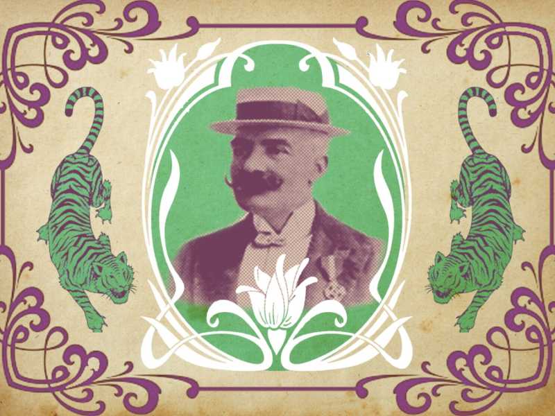 &Egrave; in libreria, per Odoya, &ldquo;La vera storia di Emilio Salgari&rdquo;, di Felice Pozzo (elaborazione grafica di Enrico Cicchetti)&nbsp;<br />