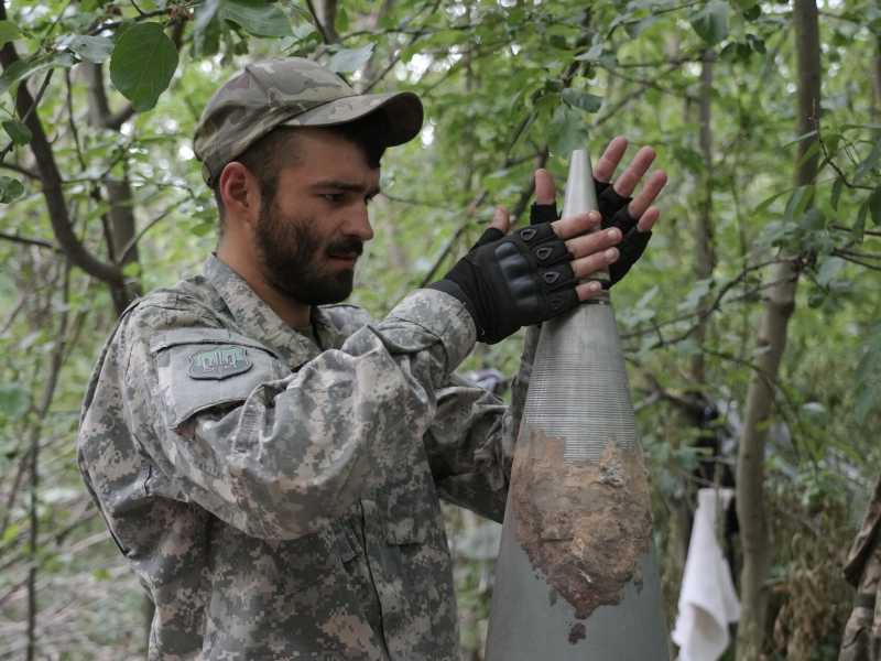 Soldato nel Donbas, Foto di LaPresse&nbsp;<br />