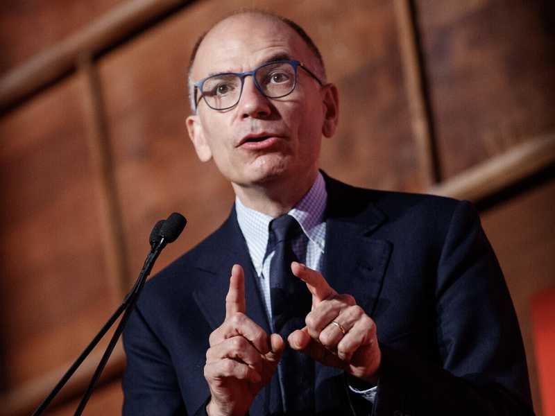  Enrico Letta, segretario del Pd (LaPresse)
