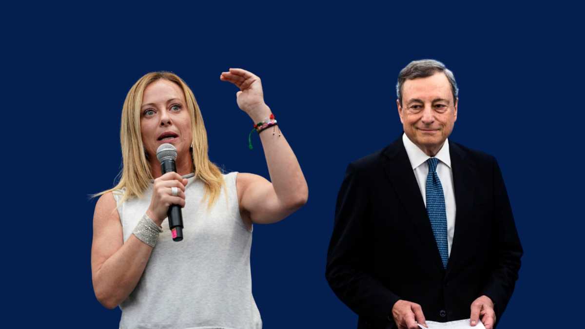 Immagine di La rete unica di Mario Draghi e Giorgia Meloni