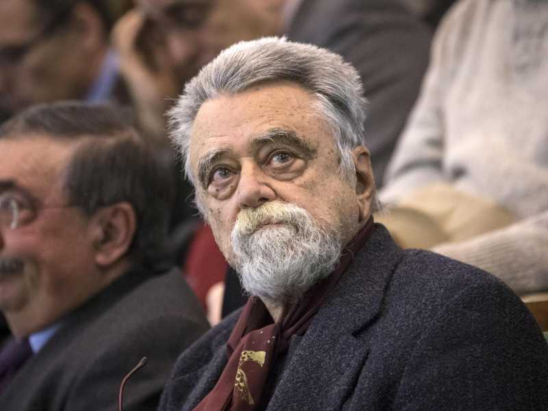 Achille Occhetto nel 2015 (Ansa)