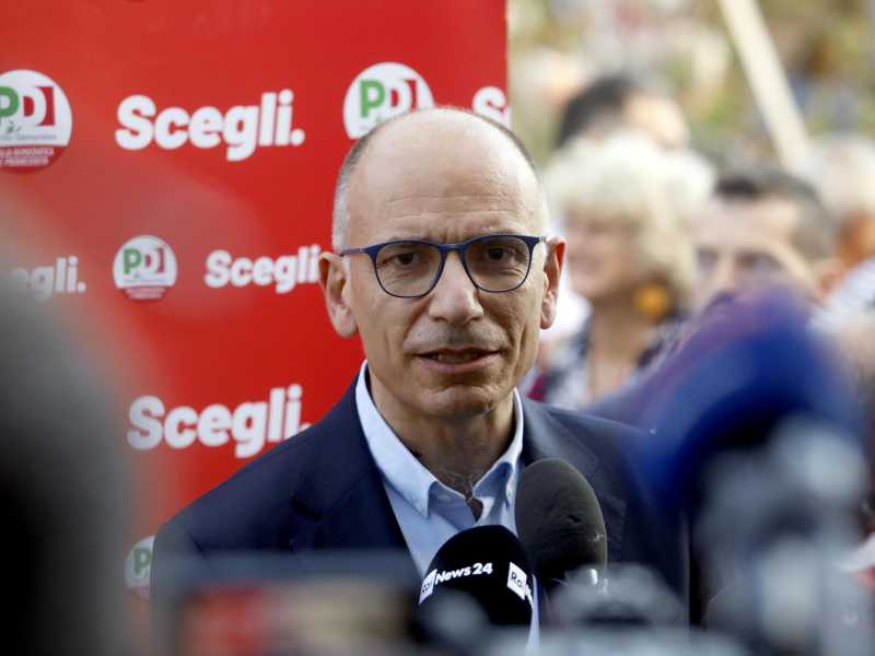 Enrico Letta (Ansa)