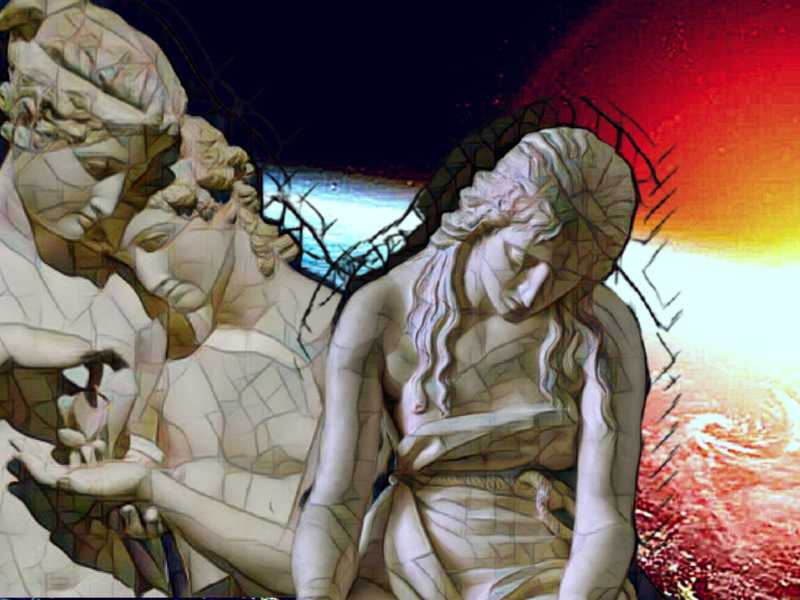 &ldquo;La bellezza &egrave; rappresentazione di ci&ograve; che &egrave; del tutto inattuale&rdquo; (elaborazione grafica di Giovanni Battistuzzi)&nbsp;<br />