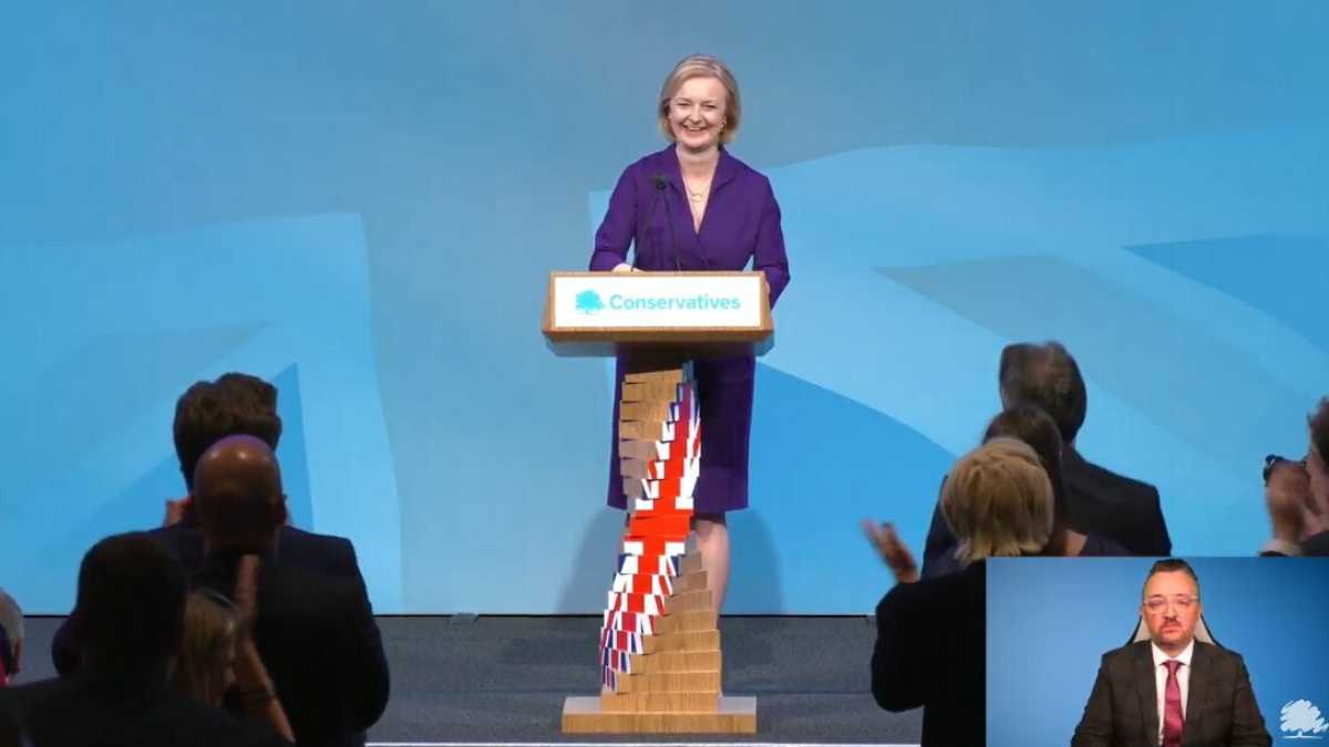 Immagine di Liz Truss, ritratto di signora