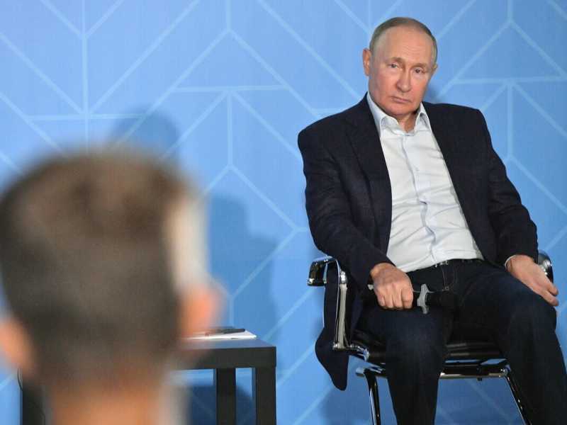 &nbsp;Vladimir Putin durante una recente apparizione pubblica a Petropavlovsk-Kamchatskiy in Kamchatka (Ansa via EPA/ALEXEI KUDENKO/SPUTNIK/KREMLIN POOL)<br />