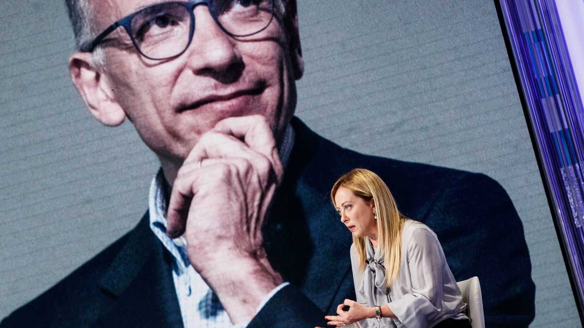 Immagine di Letta sembra più vicino a Meloni che ai suoi alleati a sinistra