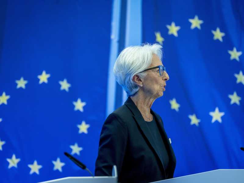 Christine Lagarde, presidente della Bce (LaPresse)&nbsp;<br />