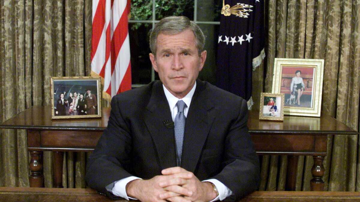Immagine di Il discorso di George W. Bush nel primo anniversario dell'attacco alle Torri Gemelle