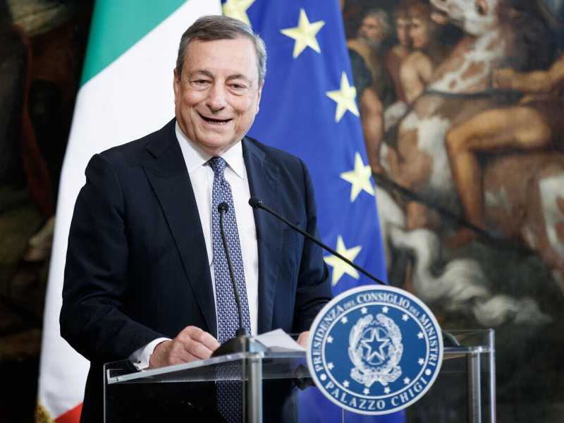  Mario Draghi (Ansa)