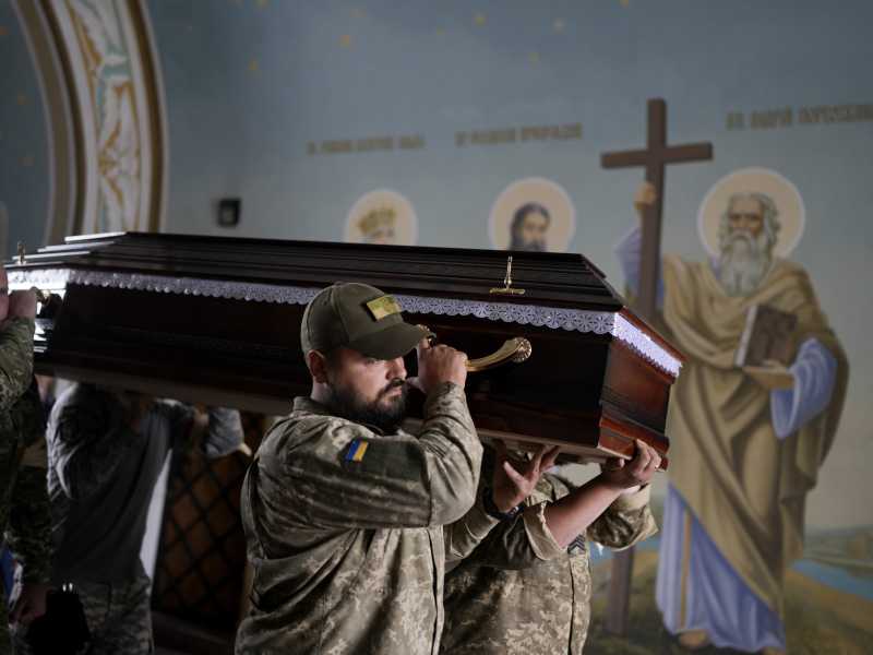 Foto di Natacha Pisarenko, via LaPresse <br />