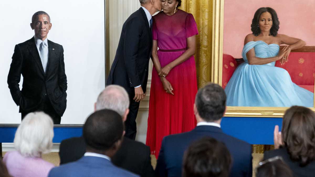 Immagine di Obama su tela: così i ritratti si adeguano alle convenzioni