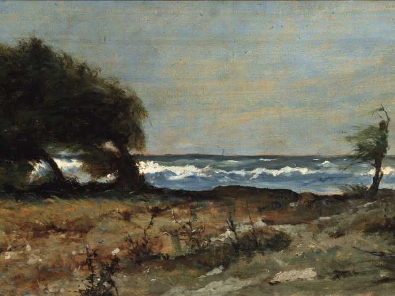 Giovanni Fattori, "Libecciata", 1880 (Wikipedia)&nbsp;