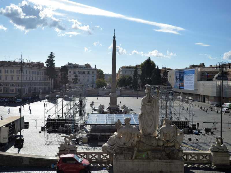 Centrodestra, Pd, 5 stelle e Terzo polo chiudono a Roma la campagna elettorale