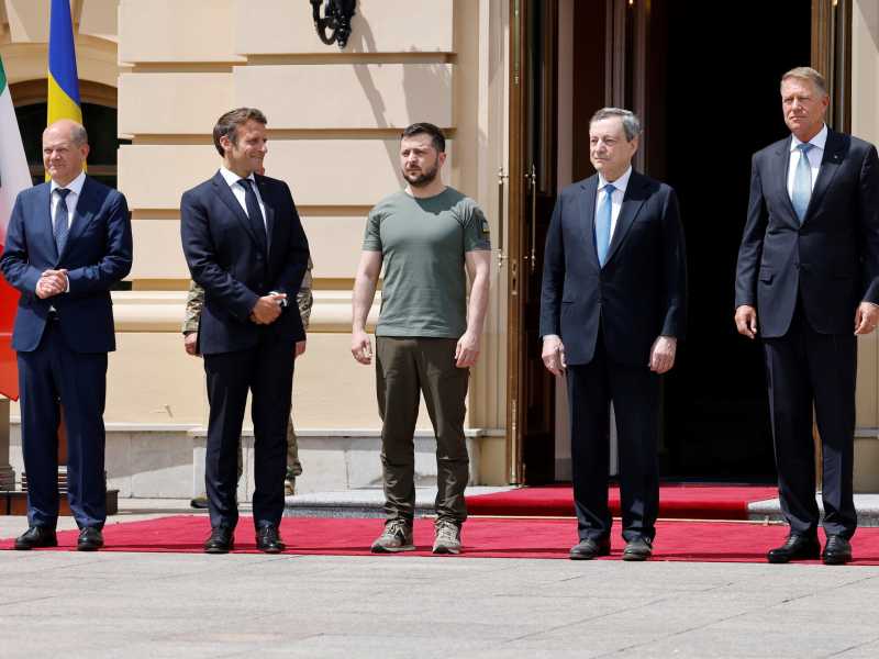 Foto di Ludovic Marin, via LaPresse&nbsp;<br />
