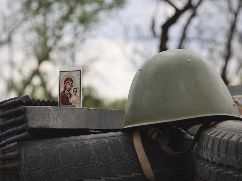 Guerra Russia-Ucraina, le immagini da Mariupol sotto il controllo dell'esercito russo, marzo 2022 (LaPresse)&nbsp;<br />