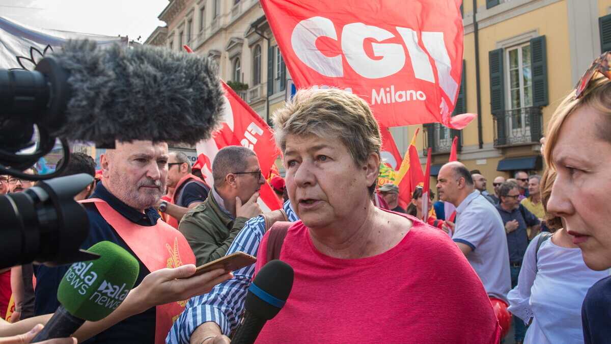 Immagine di Camusso nell'antro