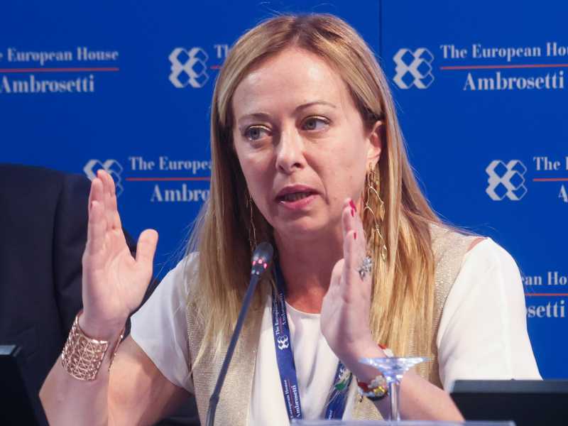 Giorgia Meloni (Ansa)
