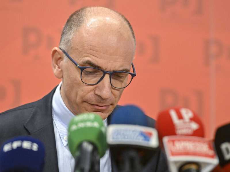 Enrico Letta (Ansa)