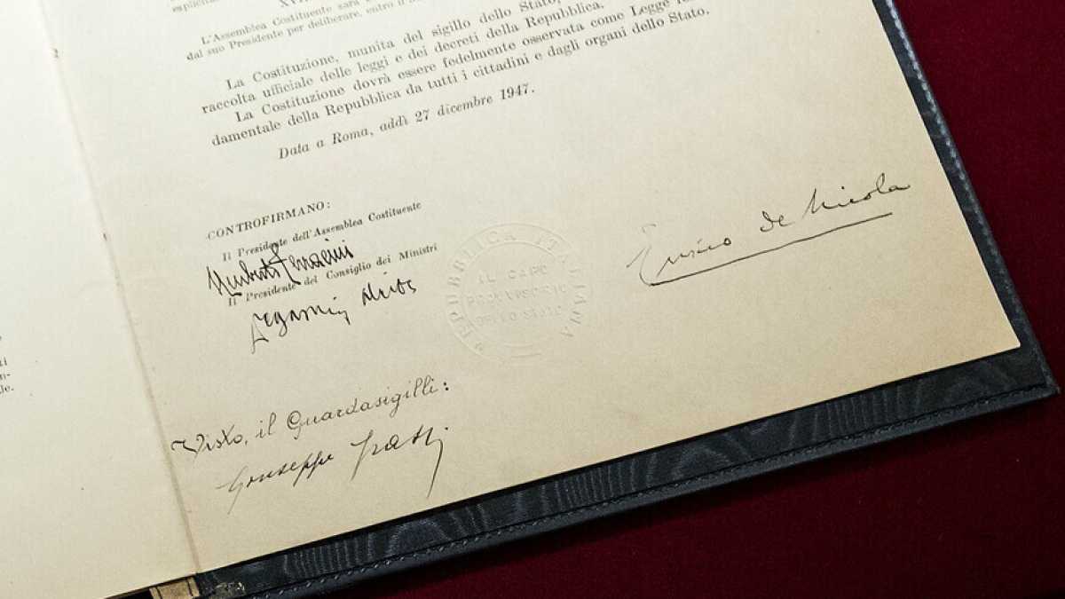 Immagine di O ci fidiamo della Costituzione, o ammettiamo che dev'esser cambiata