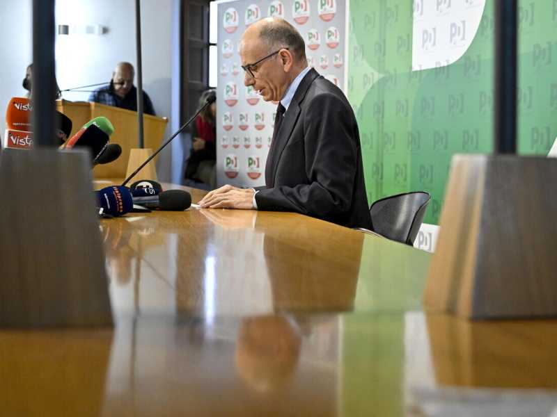 Enrico Letta (Ansa)<br /> 