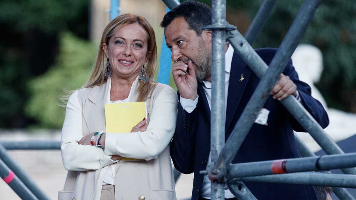 Immagine di Meloni non vede Salvini e sulla lista leghista scuote la testa: c’è subito un problema di metodo