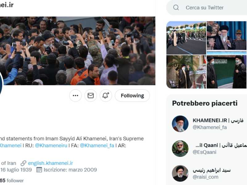 Invece di censurare la satira, Twitter banni Khamenei