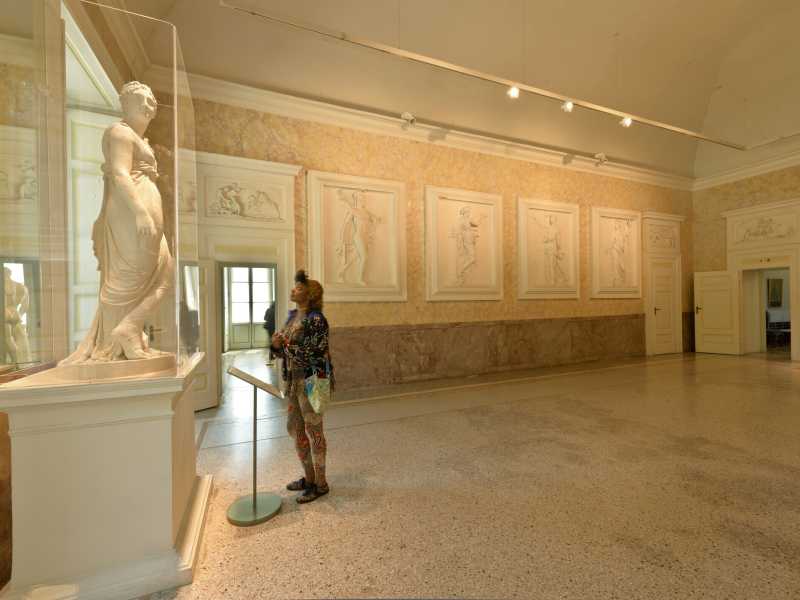 Villa Carlotta, La musa Tersicore di Antonio Canova (Wikimedia commons)